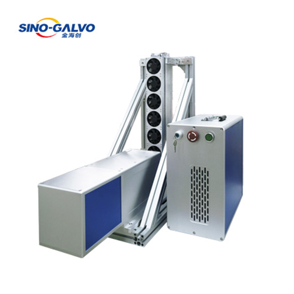 Sino-Galvo Dynamic Focusing CO2 Laser Marking Engraving Machine 3D big size for leather and pet bottle
