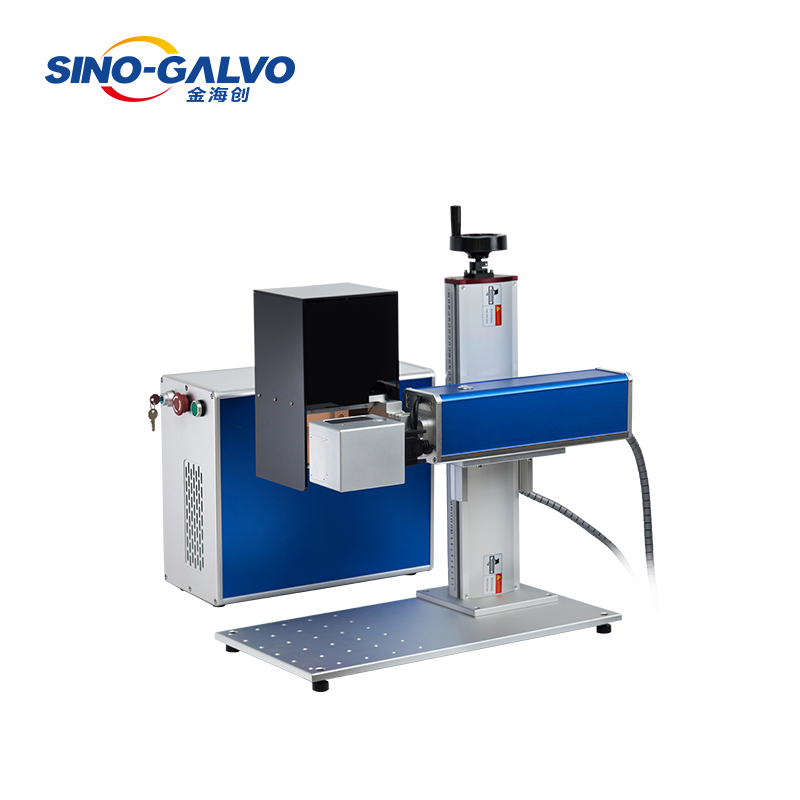 Industrial Fiber/CO2/UV flying laser marking printer equipment machine with visual positioning system